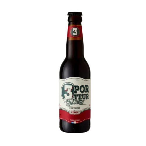 Craft Cider Cerise 33cl – 3Porteur (x12)