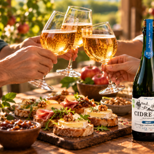Toast champêtre au cidre normand